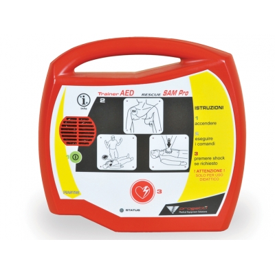 SAM PRO TRAINER pro poloautomatickou záchranu Sam AED Defibrilátor - anglicky