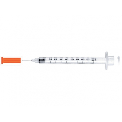 INSULINE SYRINGES NO-DEAD SPACE 30G - 0,5 ml