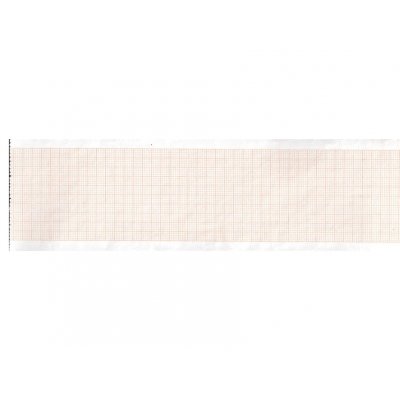 Tepelný papír EKG 63 x 30 mm x m role - oranžová mřížka