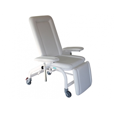 DONOR WHEELCHAIR with wheel - mechanical - white